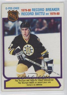 1980-81 O-Pee-Chee - [Base] #2 - 1979-80 Record Breaker - Ray Bourque