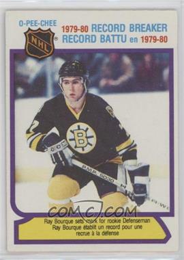 1980-81 O-Pee-Chee - [Base] #2 - 1979-80 Record Breaker - Ray Bourque [Good to VG‑EX]