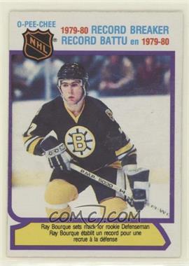 1980-81 O-Pee-Chee - [Base] #2 - 1979-80 Record Breaker - Ray Bourque [Good to VG‑EX]