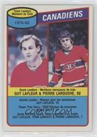 Team Checklist - Pierre Larouche, Guy Lafleur [Poor to Fair]