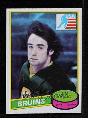 1980-81 O-Pee-Chee - [Base] #22 - Jim Craig