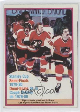 1980-81 O-Pee-Chee - [Base] #263 - Stanley Cup Semi-Finals - Flyers skate past North Stars