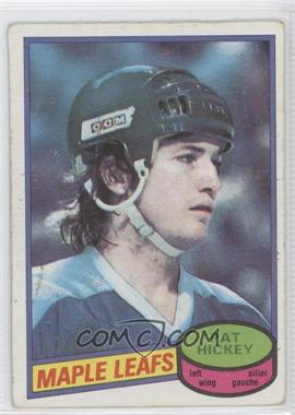 1980-81 O-Pee-Chee - [Base] #28 - Pat Hickey [Good to VG‑EX]