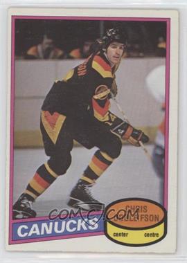 1980-81 O-Pee-Chee - [Base] #295 - Chris Oddleifson