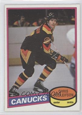 1980-81 O-Pee-Chee - [Base] #295 - Chris Oddleifson