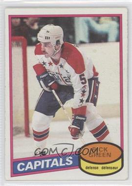 1980-81 O-Pee-Chee - [Base] #33 - Rick Green [Good to VG‑EX]