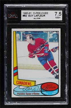 1980-81 O-Pee-Chee - [Base] #82 - Guy Lafleur [KSA 7.5 NM+]