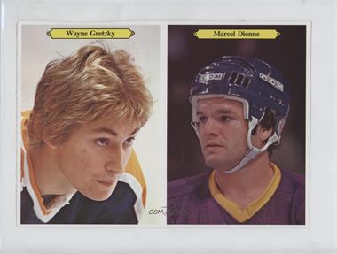 1980-81 O-Pee-Chee Super - [Base] - Blank Back Pairs #_WGMD - Wayne Gretzky, Marcel Dionne