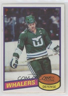 1980-81 Topps - [Base] - Scratched #160 - Mark Howe