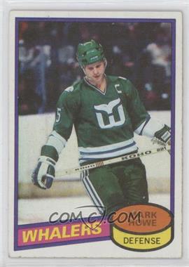 1980-81 Topps - [Base] - Scratched #160 - Mark Howe