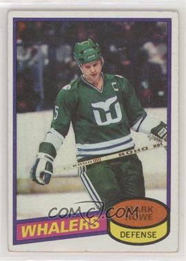 1980-81 Topps - [Base] - Scratched #160 - Mark Howe