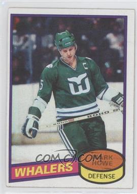 1980-81 Topps - [Base] - Scratched #160 - Mark Howe