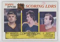 Marcel Dionne, Wayne Gretzky, Guy Lafleur