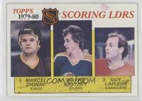 Marcel Dionne, Wayne Gretzky, Guy Lafleur