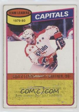 1980-81 Topps - [Base] - Scratched #49 - Mike Gartner [Poor to Fair]