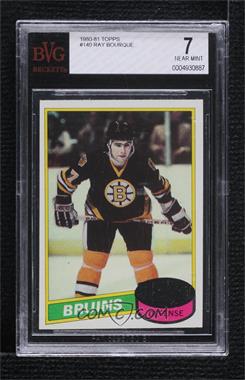 1980-81 Topps - [Base] #140 - Ray Bourque [BVG 7 NEAR MINT]