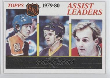 1980-81 Topps - [Base] #162 - NHL Assist Leaders (Wayne Gretzky, Marcel Dionne, Guy Lafleur)