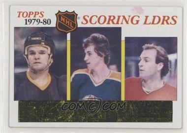 1980-81 Topps - [Base] #163 - Marcel Dionne, Wayne Gretzky, Guy Lafleur