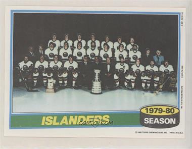 1980-81 Topps - Team Pin-Ups #1 - New York Islanders Team