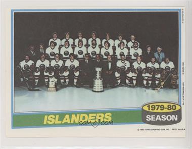 1980-81 Topps - Team Pin-Ups #1 - New York Islanders Team
