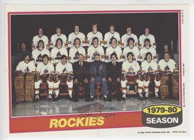 1980-81 Topps - Team Posters #12 - Colorado Rockies Team