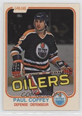 1981-82 O-Pee-Chee - [Base] #111 - Paul Coffey [Noted]