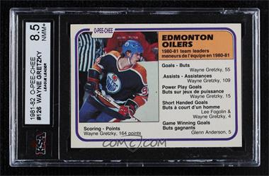 1981-82 O-Pee-Chee - [Base] #126 - Wayne Gretzky [KSA 8.5 NMM+]