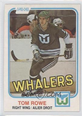 1981-82 O-Pee-Chee - [Base] #139 - Tom Rowe