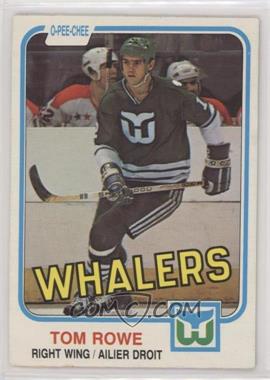 1981-82 O-Pee-Chee - [Base] #139 - Tom Rowe