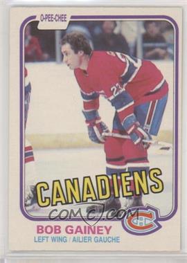 1981-82 O-Pee-Chee - [Base] #176 - Bob Gainey