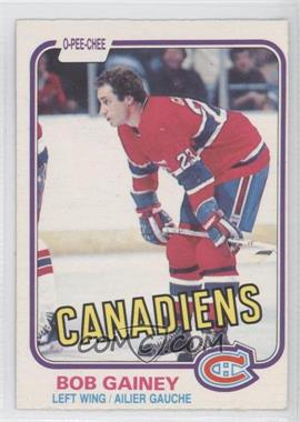 1981-82 O-Pee-Chee - [Base] #176 - Bob Gainey