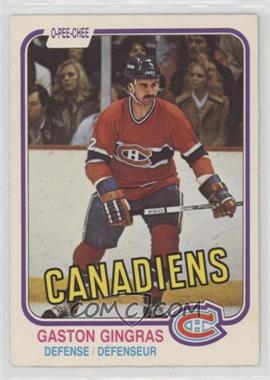 1981-82 O-Pee-Chee - [Base] #182 - Gaston Gingras