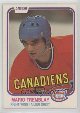 1981-82 O-Pee-Chee - [Base] #192 - Mario Tremblay