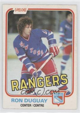 1981-82 O-Pee-Chee - [Base] #223 - Ron Duguay