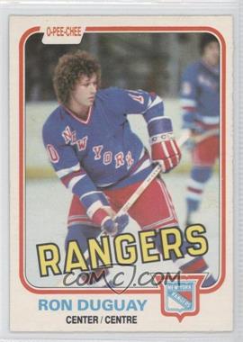 1981-82 O-Pee-Chee - [Base] #223 - Ron Duguay