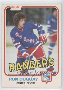 1981-82 O-Pee-Chee - [Base] #223 - Ron Duguay