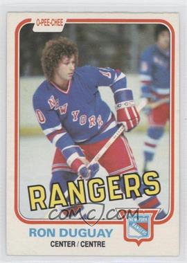 1981-82 O-Pee-Chee - [Base] #223 - Ron Duguay