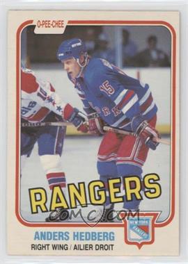 1981-82 O-Pee-Chee - [Base] #225 - Anders Hedberg