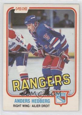 1981-82 O-Pee-Chee - [Base] #225 - Anders Hedberg