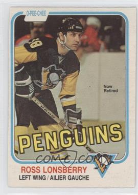 1981-82 O-Pee-Chee - [Base] #263 - Ross Lonsberry