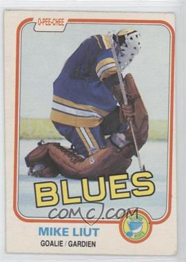 1981-82 O-Pee-Chee - [Base] #289 - Mike Liut