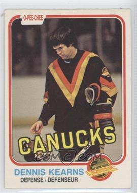 1981-82 O-Pee-Chee - [Base] #337 - Dennis Kearns