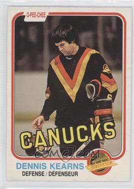 1981-82 O-Pee-Chee - [Base] #337 - Dennis Kearns