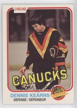 1981-82 O-Pee-Chee - [Base] #337 - Dennis Kearns