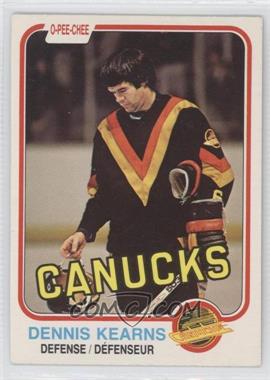 1981-82 O-Pee-Chee - [Base] #337 - Dennis Kearns