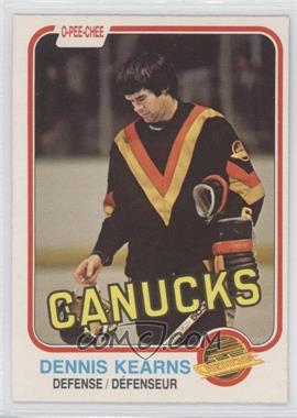 1981-82 O-Pee-Chee - [Base] #337 - Dennis Kearns