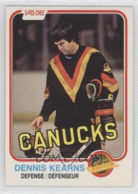 1981-82 O-Pee-Chee - [Base] #337 - Dennis Kearns