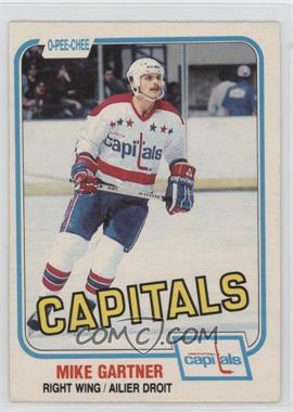 1981-82 O-Pee-Chee - [Base] #347 - Mike Gartner