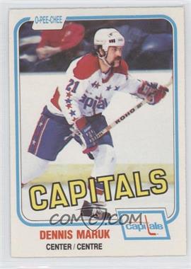 1981-82 O-Pee-Chee - [Base] #350 - Dennis Maruk