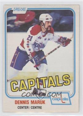 1981-82 O-Pee-Chee - [Base] #350 - Dennis Maruk